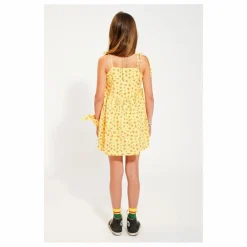 Hot Piupiuchick Robe Fleuri Coton Bio | Jaune