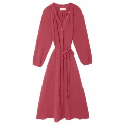 Outlet Xirena Robe Andrea Gaze de Coton | Rouge