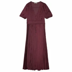 Discount Ulla Johnson Robe Audra | Bordeaux