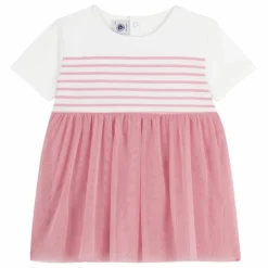 Online Petit Bateau Robe Barlotta Coton Bio | Rose