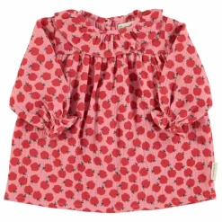 Piupiuchick Robes*Robe Bébé Pomme Gaze de Coton Bio |