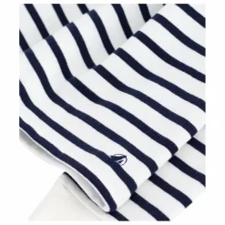 Sale Petit Bateau Robe Bistelle Jersey Lourd Bio | Blanc