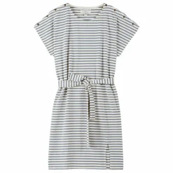Sale Emile et Ida Robe Bénédicte Rayures Coton Bio | Bleu
