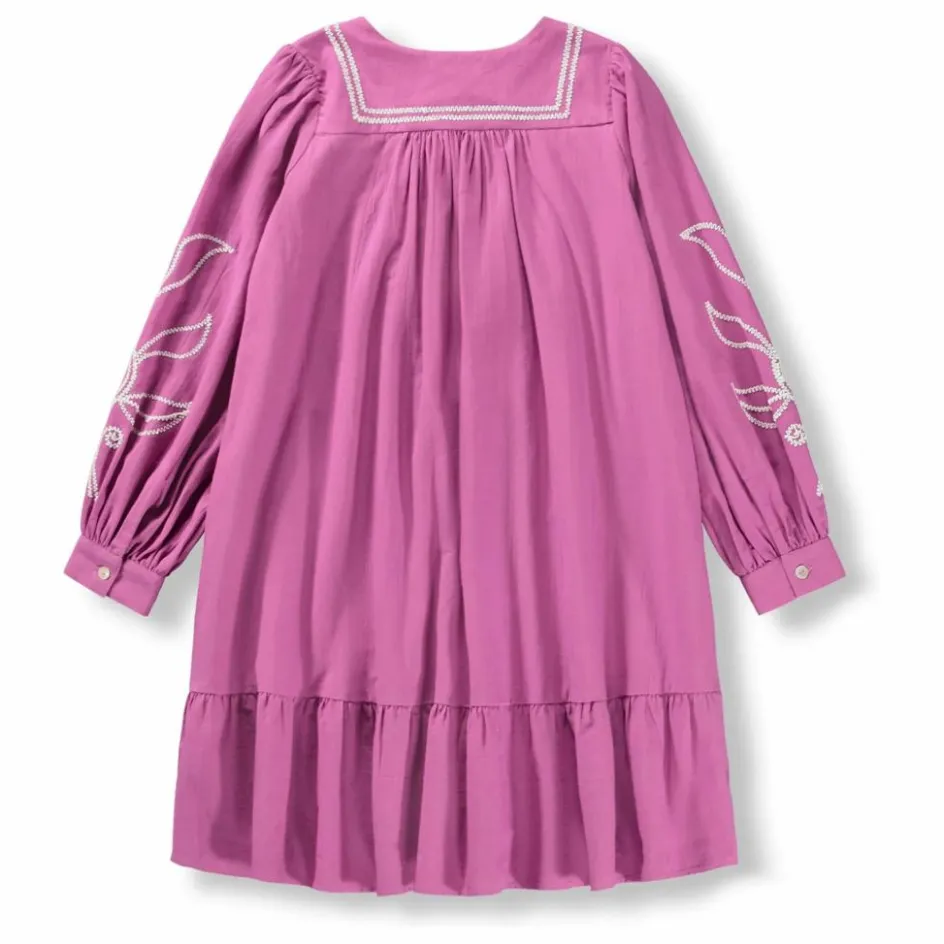 Best Molo Robe Boutonnée Crelo Fleurs Coton Bio | Violet