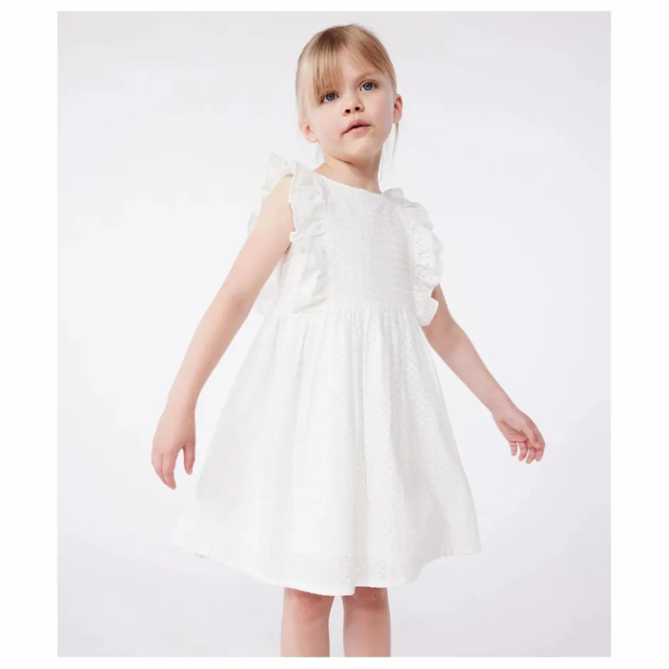 Petit Bateau Robe Brendice Broderie Anglaise Coton Bio ||Enfant Robes, Combinaisons