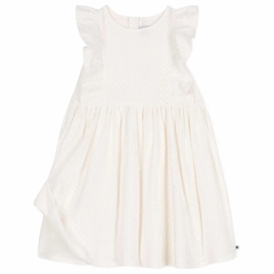 Petit Bateau Robe Brendice Broderie Anglaise Coton Bio ||Enfant Robes, Combinaisons