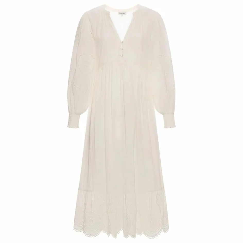 Alma Deia Robe Brodé Manches Longues en Coton Bio ||Femme Robes, Combinaisons