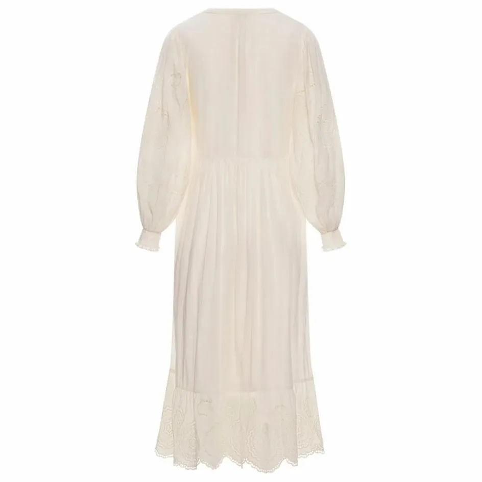 Alma Deia Robe Brodé Manches Longues en Coton Bio ||Femme Robes, Combinaisons