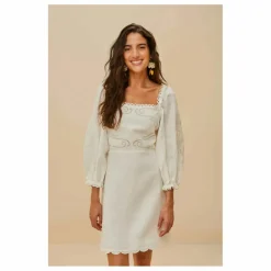 Discount Robe Brodée Lin | Femme Robes, Combinaisons
