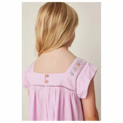 Tocoto Vintage Robe Broderie | Lilas|Enfant Robes, Combinaisons|Robes