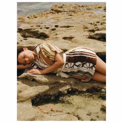 Clearance Soleil Soleil Robe Brodie Clove Lin | Ecru