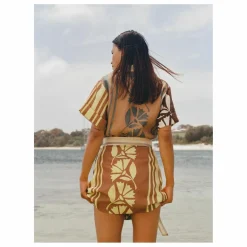 Clearance Soleil Soleil Robe Brodie Clove Lin | Ecru