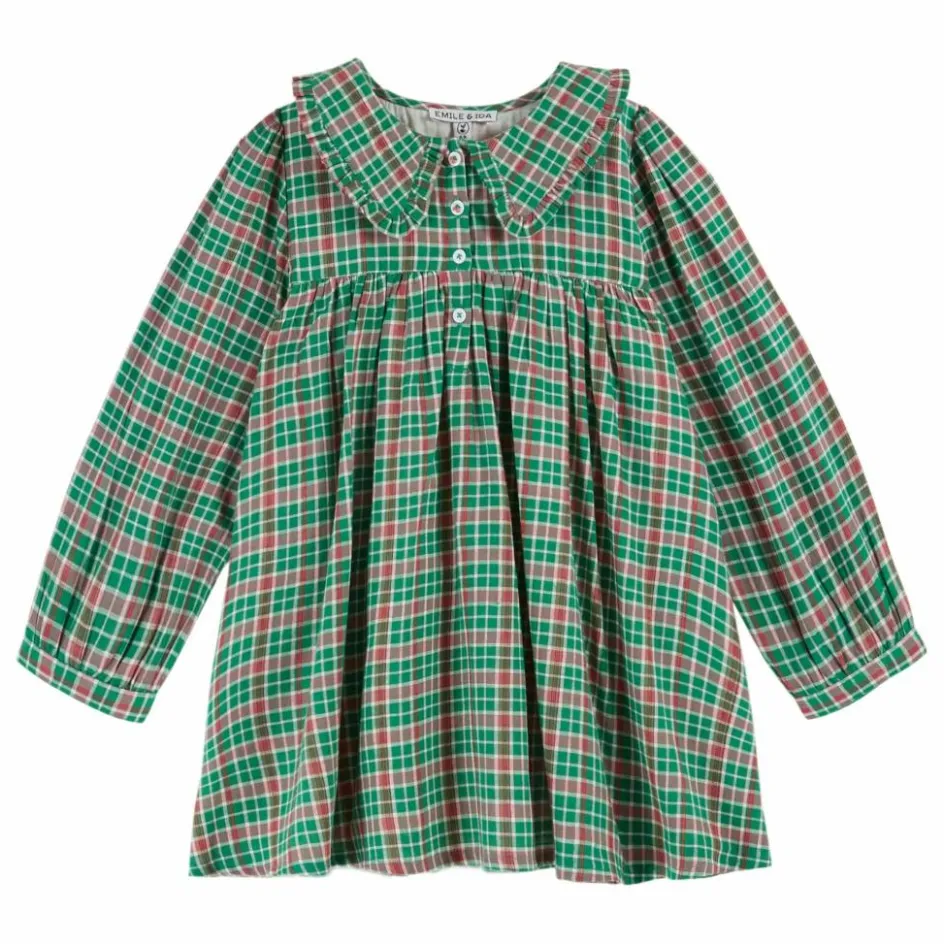Emile et Ida Robe Carreaux | Vert