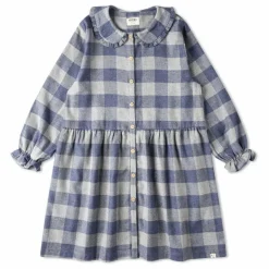 Matona Robe Carreaux Flanelle Tencel ||Enfant Robes, Combinaisons|Robes