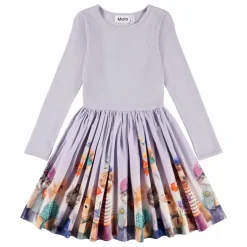 Molo Robe Casis Coton Bio | Lilas|Enfant Robes, Combinaisons