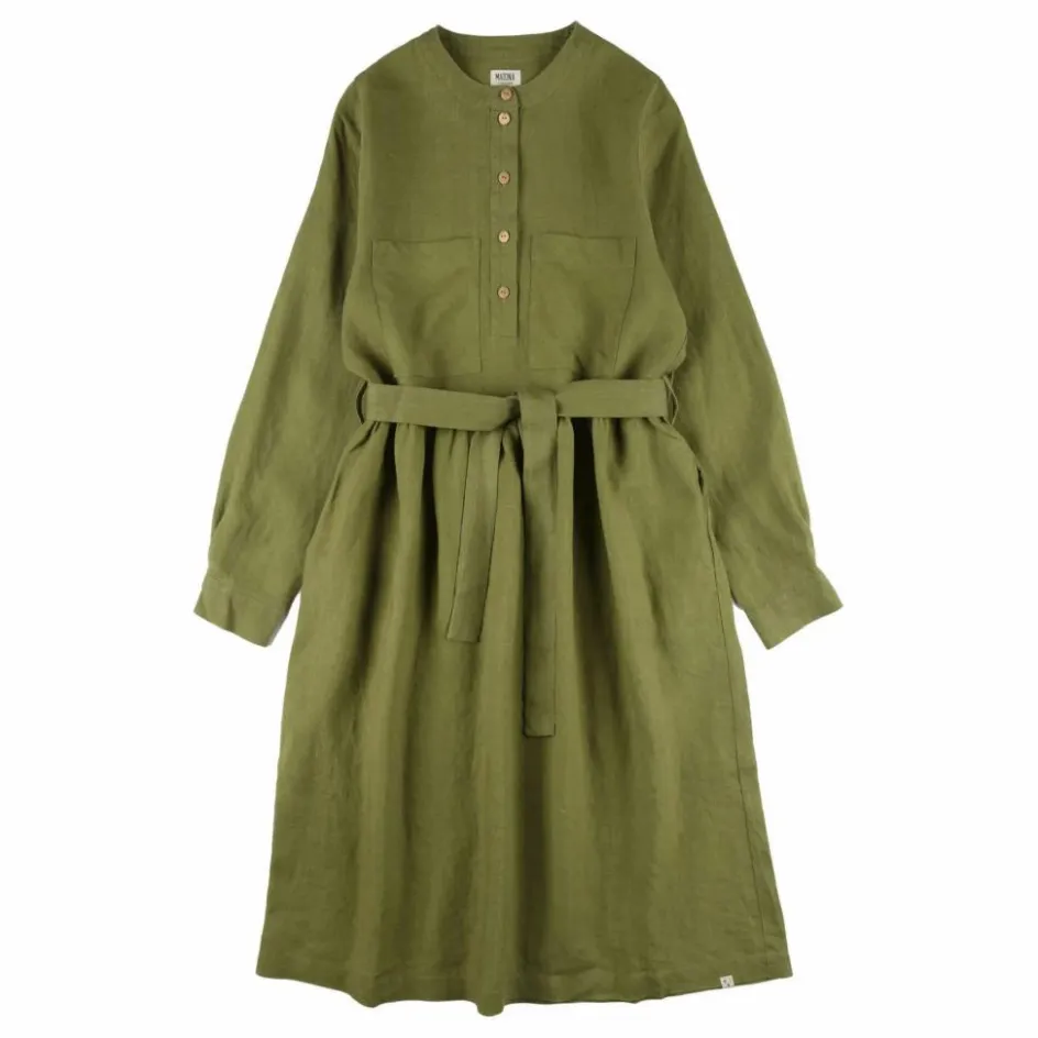 Matona Robe Ceinture Lin ||Femme Robes, Combinaisons