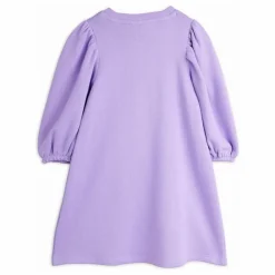 New Mini Rodini Robe Chat Coton Bio | Violet
