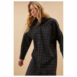 Best By Bar Robe Check | Caramel