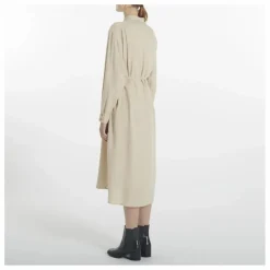 Pomandère Robe Chemise Etamine Laine | Ecru