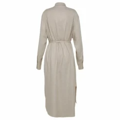 Pomandère Robe Chemise Etamine Laine | Ecru
