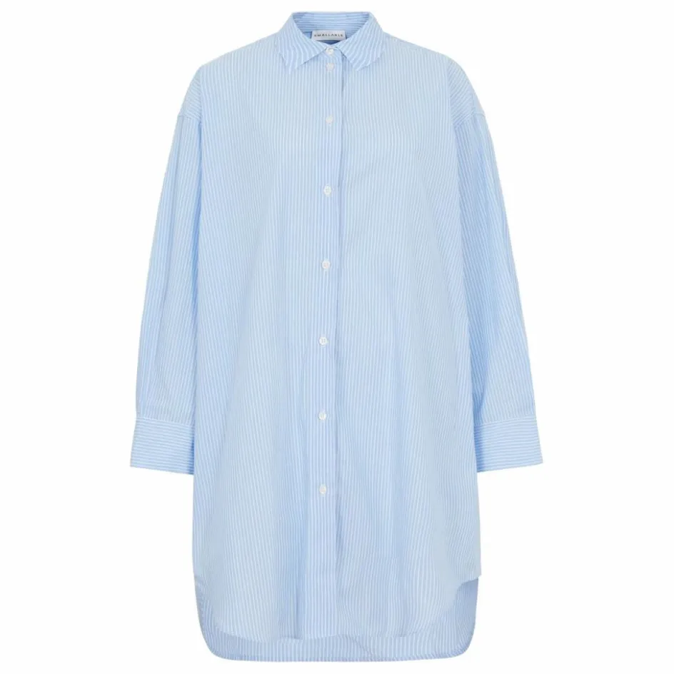 Smallable Woman Robe Chemise Lydie Rayée | Bleu Clair