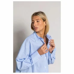 Smallable Woman Robe Chemise Lydie Rayée | Bleu Clair