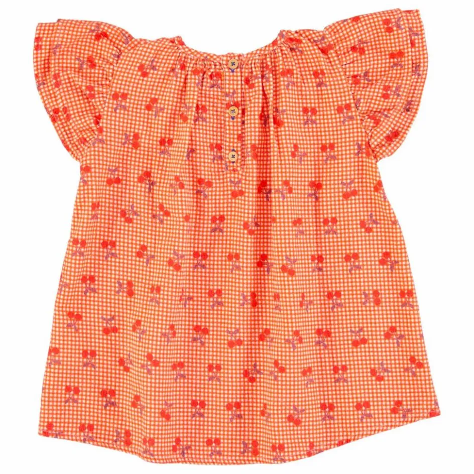 Hot Robe Cherry Vichy | Enfant Robes, Combinaisons|Robes, Combinaisons