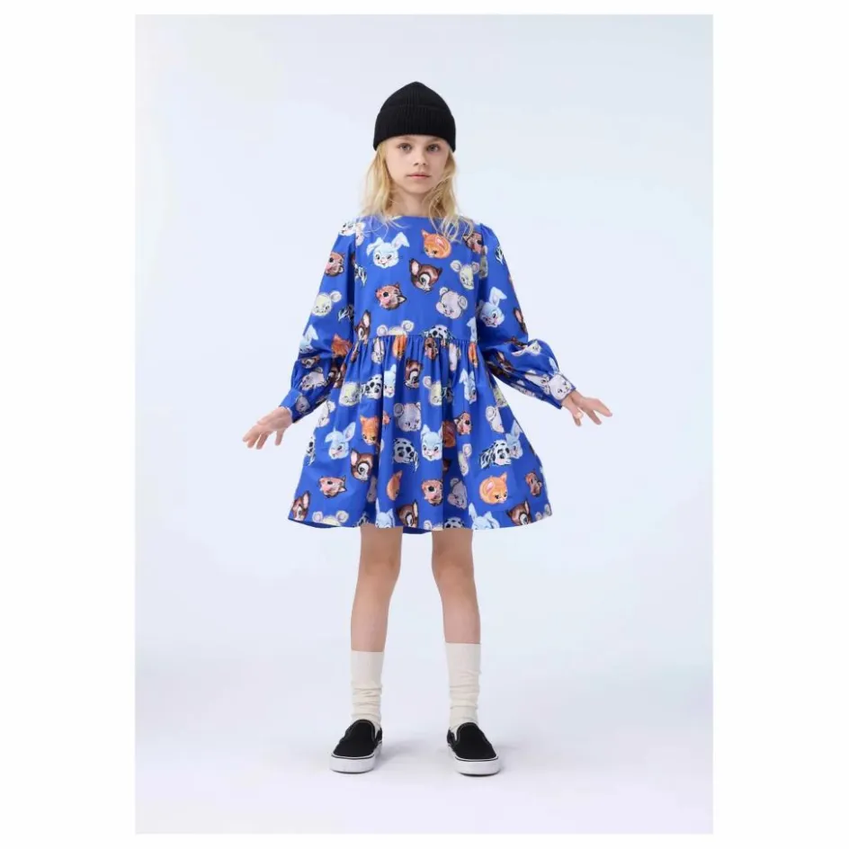 Molo Robe Cleo Coton Bio | Bleu