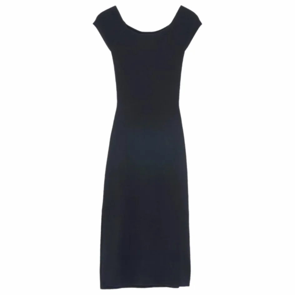 Femme Bompard Robes, Combinaisons*Robe Col Bardot Soie et Cachemire |