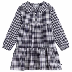 Petit Bateau Robe Col Claudine Carreaux Coton Bio ||Enfant Robes, Combinaisons