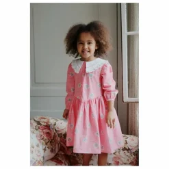 Konges Sløjd Robe Col Cœurs Coton Bio ||Enfant Robes, Combinaisons|Robes
