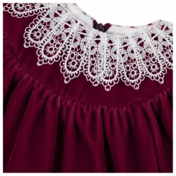 Best Tartine et Chocolat Robe Col Dentelle | Prune