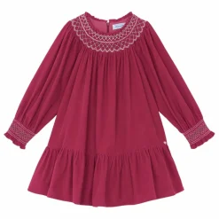 Outlet Tartine et Chocolat Robe Col Smocké | Magenta