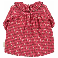 Piupiuchick Robes*Robe Col Volants Fleurs |