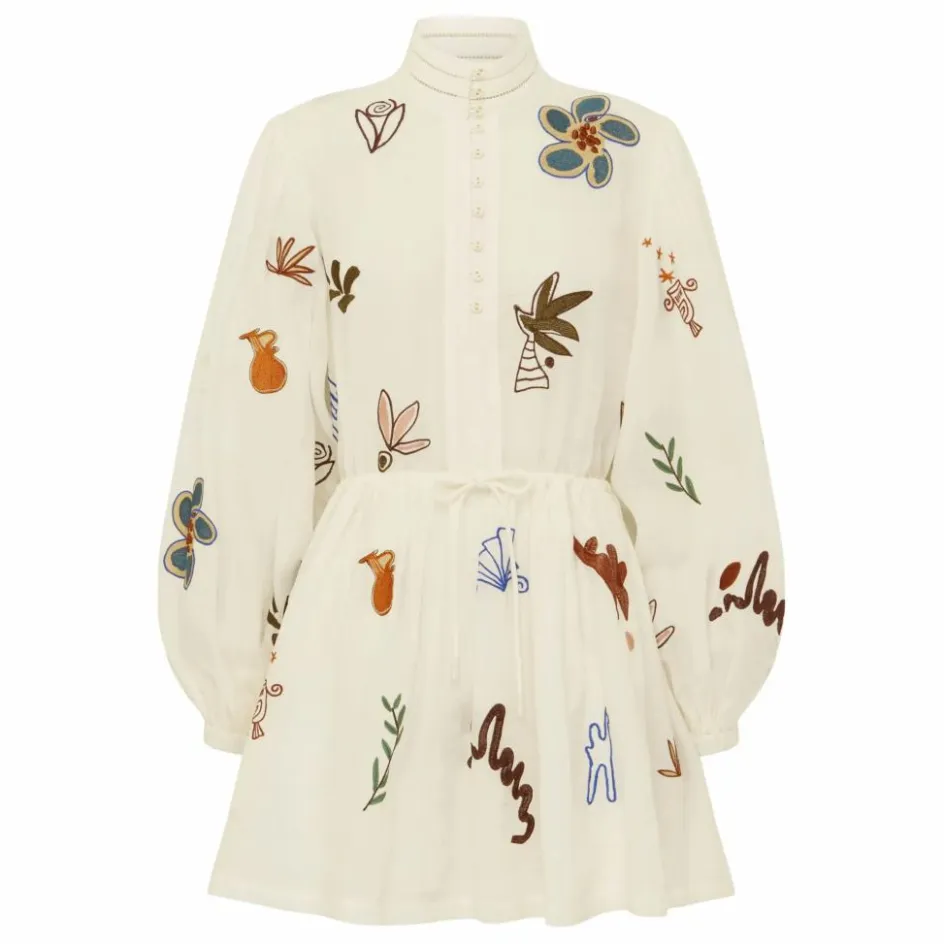 Sale Robe Courte Mina Brodée | Femme Robes, Combinaisons