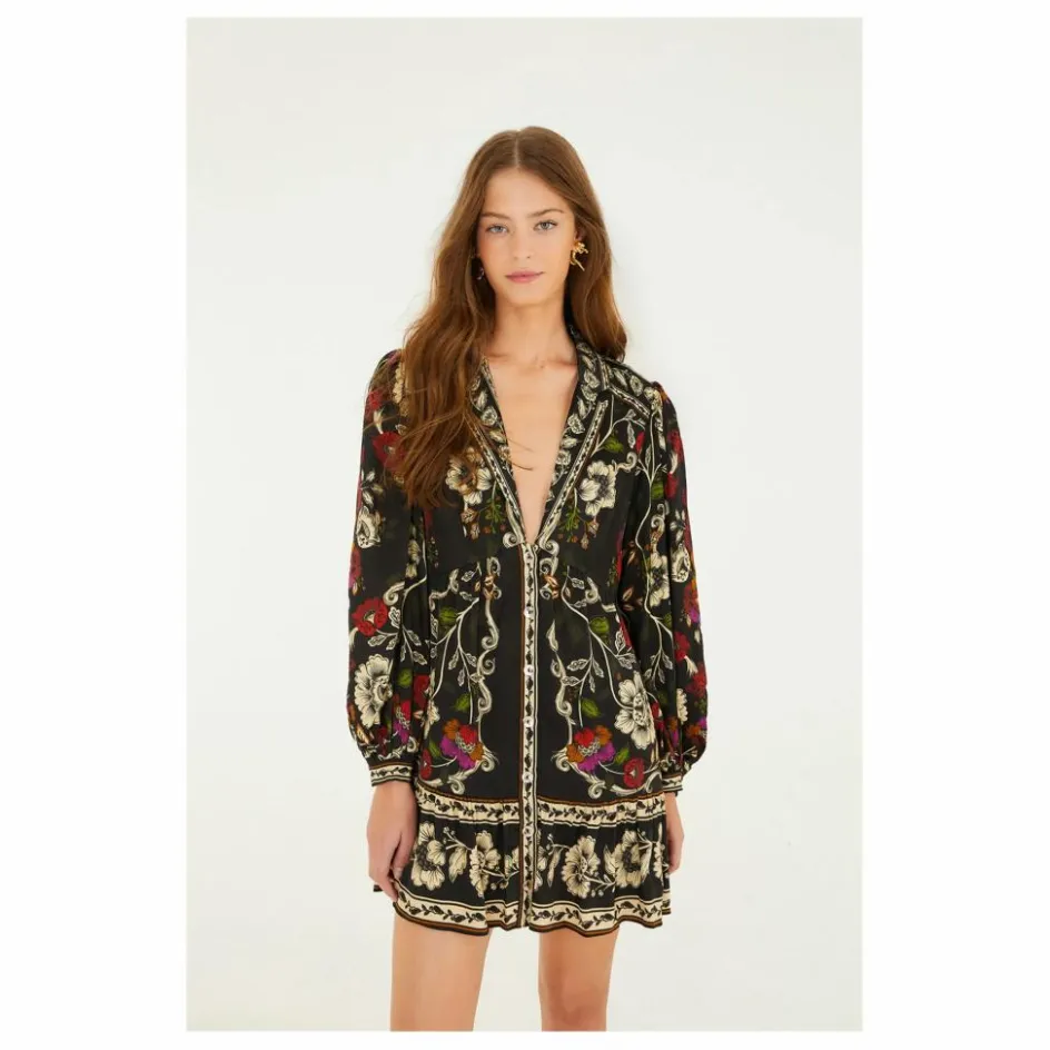 Hot Robe Courte Rococo Flowers | Femme Robes, Combinaisons