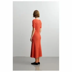 FUB Robe Côtelée Coton Bio - Collection Femme ||Femme Robes, Combinaisons