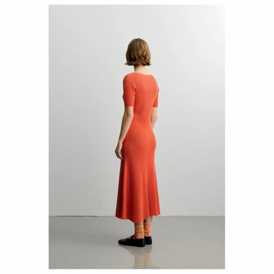 FUB Robe Côtelée Coton Bio - Collection Femme ||Femme Robes, Combinaisons