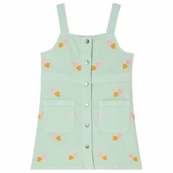 Hot Stella McCartney Kids Robe Cœurs | Vert d'eau