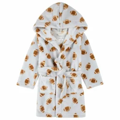 New Petit Lem Robe de Chambre Football Fibres Recyclées | Gris