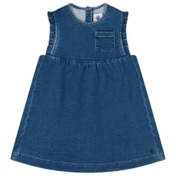 Online Petit Bateau Robe Denim Bébé | Bleu jean