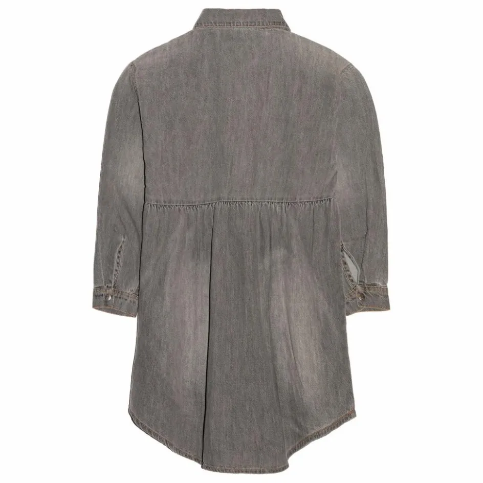 Finger in the nose Robe Denim Darlin | Denim gris