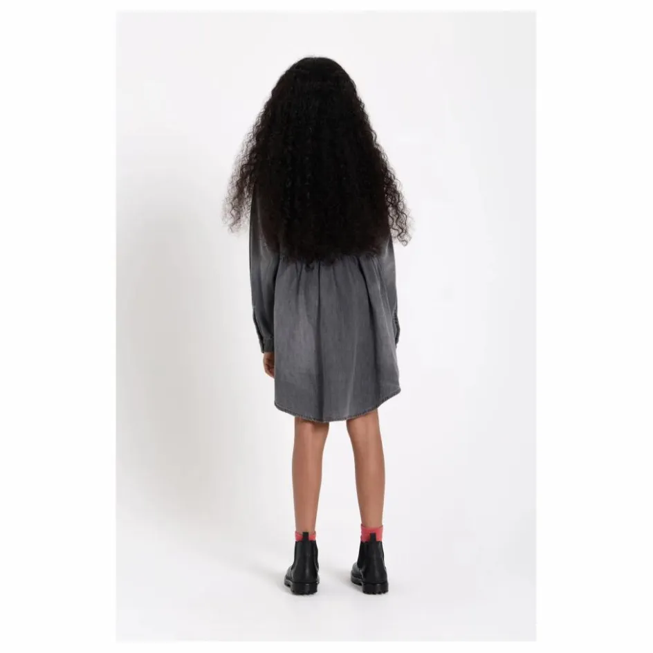 Finger in the nose Robe Denim Darlin | Denim gris