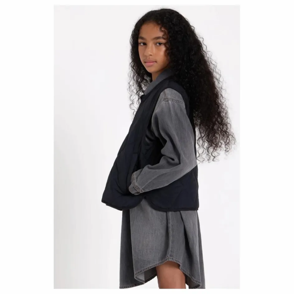 Finger in the nose Robe Denim Darlin | Denim gris