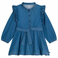 Enfant Petit Bateau Robes, Combinaisons*Robe Denim Léger |