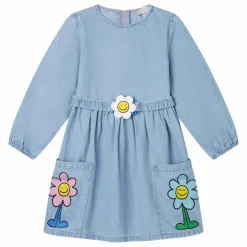 Outlet Stella McCartney Kids Robe Denim Paquerette | Bleu jean