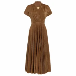 Momoni Robe Derby Métallisée ||Femme Robes, Combinaisons