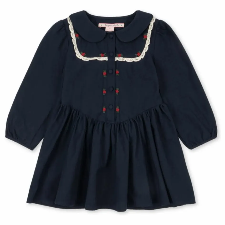 Konges Sløjd Robe Emmy Coton Bio | Bleu marine