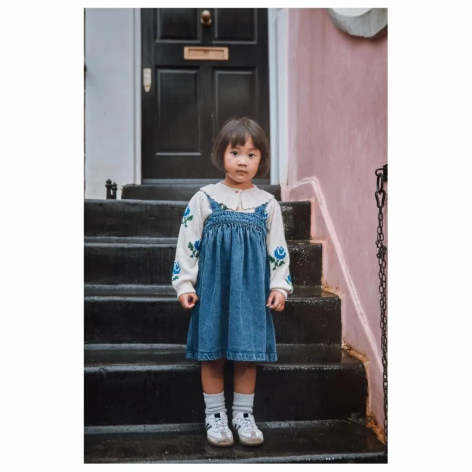 Enfant Emile et Ida Robes, Combinaisons*Robe en Jean à Bretelles |