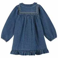 Enfant Emile et Ida Robes, Combinaisons*Robe en Jean Brodée |